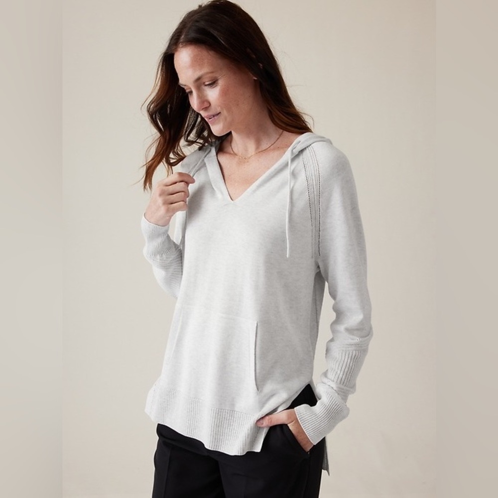 Athleta Evergreen Hoodie Sweater